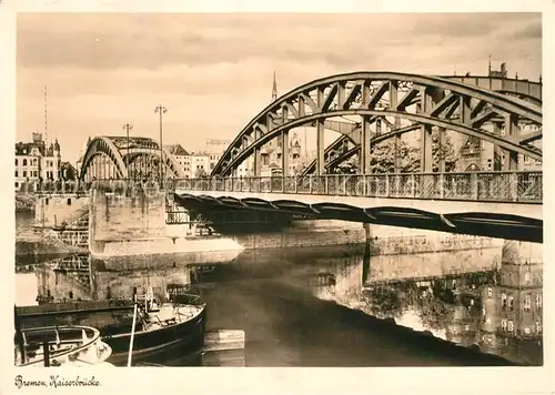 AK / Ansichtskarte Bremen Kaiserbruecke Bremen