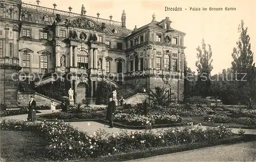 AK / Ansichtskarte Dresden Palais im Grossen Garten Dresden