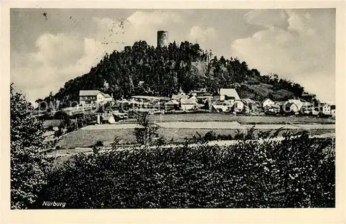 AK / Ansichtskarte Nuerburg Blick zur Burgruine Nuerburg