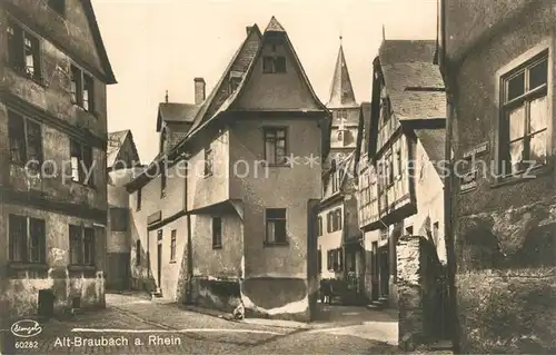 AK / Ansichtskarte Alt_Braubach Altstadt 