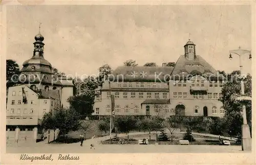 AK / Ansichtskarte Klingenthal_Vogtland Rathaus Klingenthal_Vogtland