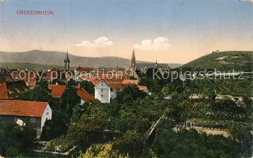 AK / Ansichtskarte Oberehnheim Stadtbild mit Kirche Oberehnheim