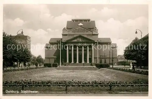 AK / Ansichtskarte Duisburg_Ruhr Stadttheater Duisburg Ruhr