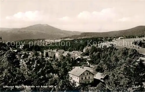 AK / Ansichtskarte Bayerisch_Eisenstein Panorama Luftkurort mit Arber Bayerischer Wald Bayerisch_Eisenstein