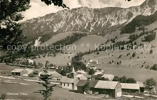 AK / Ansichtskarte Oberjoch Panorama Kurorte Allgaeuer Alpen Oberjoch
