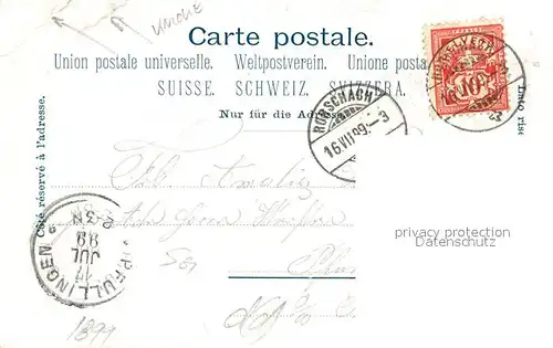 AK / Ansichtskarte Rorschach_Bodensee Schaefle Garten Rorschach Bodensee