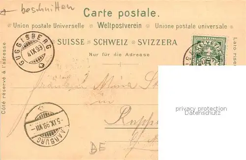 AK / Ansichtskarte Guggisberg Teilansicht Guggisberg