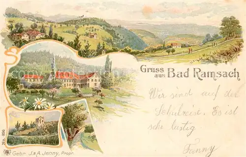 AK / Ansichtskarte Laeufelfingen Hotel Bad Ramsach Panorama Laeufelfingen