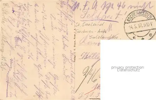 AK / Ansichtskarte Frose Post Frose