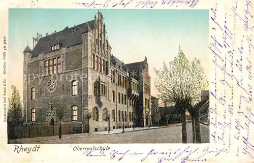 AK / Ansichtskarte Rheydt Oberrealschule Rheydt