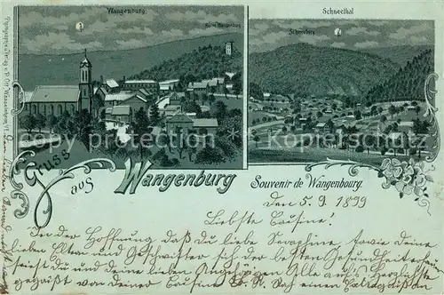 AK / Ansichtskarte Wangenburg Kirche Schneethal Wangenburg