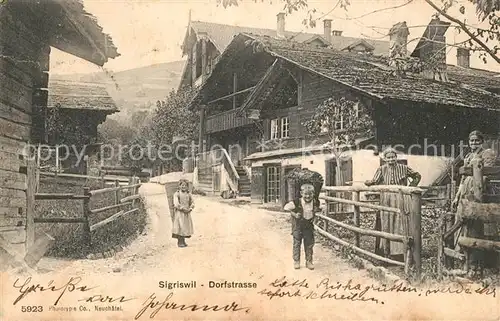 AK / Ansichtskarte Sigriswil Dorfstrasse Sigriswil