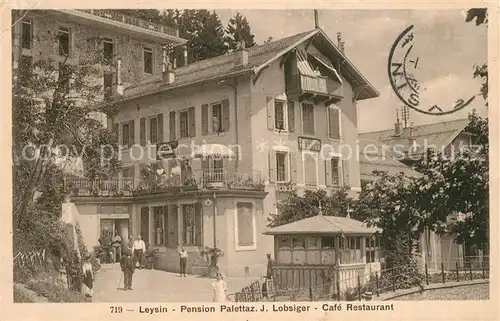 AK / Ansichtskarte Leysin Pension Palettaz Cafe Restaurant Leysin