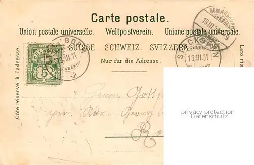 AK / Ansichtskarte Steckborn_Untersee Rathhaus mit Krone und Loewen Steckborn Untersee