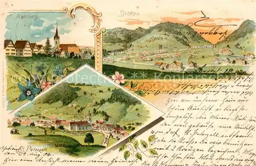 AK / Ansichtskarte St_Peterzell mit Hamberg und Dicken St_Peterzell