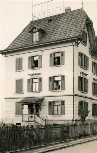 AK / Ansichtskarte Zuerich_ZH Wohnhaus Zuerich_ZH