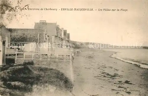 AK / Ansichtskarte Urville Nacqueville Villas sur la Plage  Urville Nacqueville