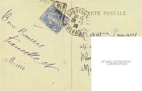 AK / Ansichtskarte Isigny sur Mer Monument eleve aux Enfants Isigny sur Mer