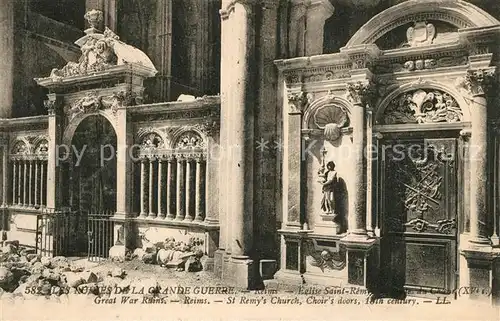 AK / Ansichtskarte Reims_Champagne_Ardenne Eglise Saint Remy  Reims_Champagne_Ardenne