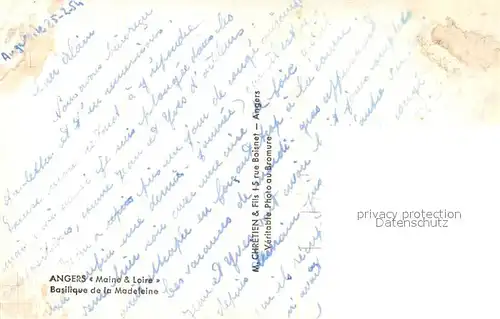 AK / Ansichtskarte Angers Basilique de la Madeleine Angers