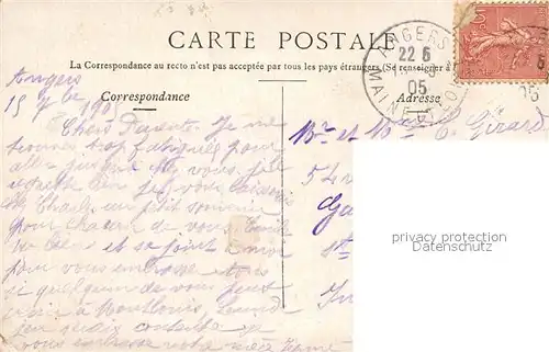 AK / Ansichtskarte Angers Jardin du Mail Angers