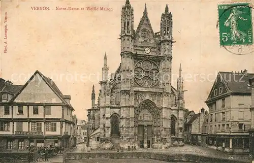 AK / Ansichtskarte Vernon_Eure Notre Dame Vieille Maison Vernon Eure