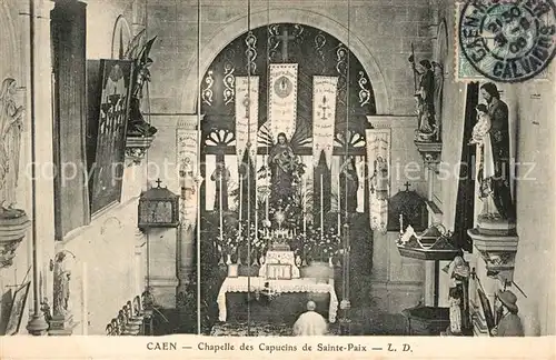 AK / Ansichtskarte Caen Chapelle des Capucins de Sainte Paix Caen