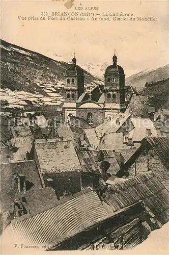 AK / Ansichtskarte Briancon Cathedrale Glacier du Monetier  Briancon