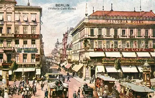 AK / Ansichtskarte Berlin Victoria Cafe Ecke Berlin
