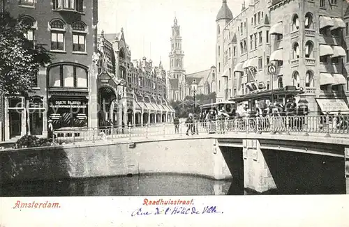 AK / Ansichtskarte Amsterdam_Niederlande Raadhuisstraat Amsterdam_Niederlande