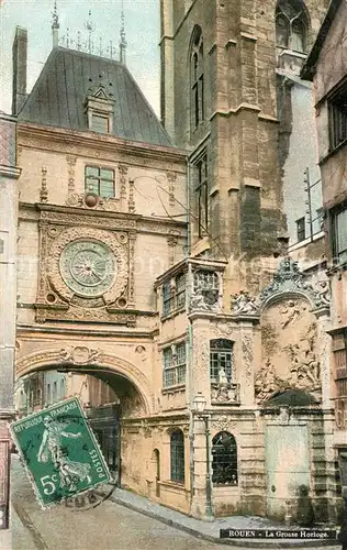 AK / Ansichtskarte Rouen Grosse Horloge  Rouen