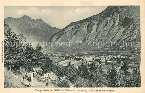 AK / Ansichtskarte Bourg d_Oisans Chaine de Belledonne  Bourg d Oisans