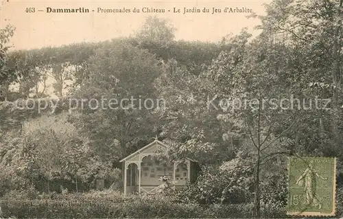 AK / Ansichtskarte Dammartin en Goele Jardin du Jeu d Arbalete  Dammartin en Goele