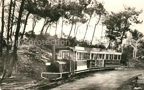 AK / Ansichtskarte Cap Ferret Petit Train Cap Ferret