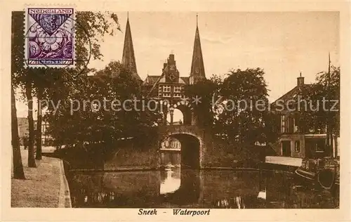 AK / Ansichtskarte Sneek Waterpoort Sneek