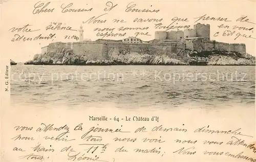 AK / Ansichtskarte Marseille_Bouches du Rhone Chateau Marseille