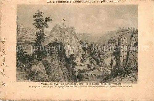 AK / Ansichtskarte Normandie_Region Vall?e de Mortain Normandie Region