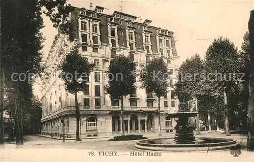 AK / Ansichtskarte Vichy_Allier Hote Radio Vichy Allier