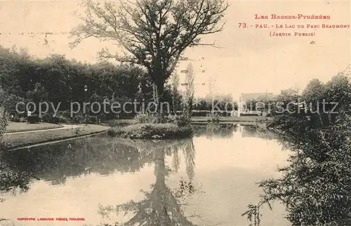 AK / Ansichtskarte Pau Lac du Parc Beaumont Pau