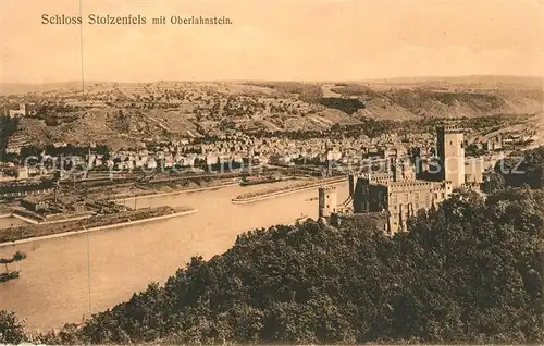 AK / Ansichtskarte Oberlahnstein Schloss Stolzenfels Oberlahnstein