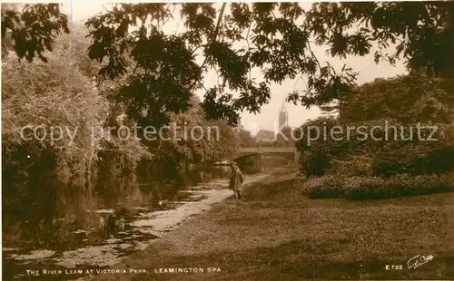 AK / Ansichtskarte Leamington_Spa River Leam Victoria Park Leamington Spa