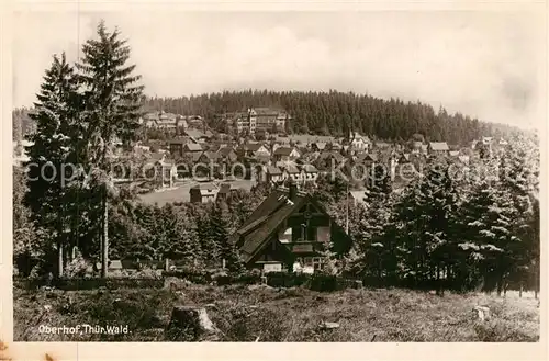 AK / Ansichtskarte Oberhof_Thueringen Panorama Oberhof Thueringen