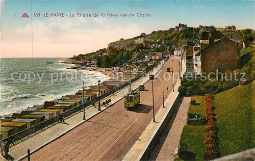 AK / Ansichtskarte Le_Havre La Falaise de la Heve vue du Casino Le_Havre