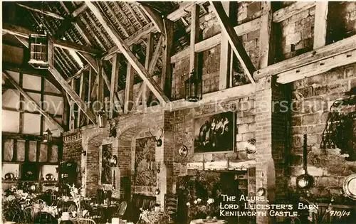 AK / Ansichtskarte Kenilworth_Castle Lord Leicesters Barn the Alure Kenilworth_Castle