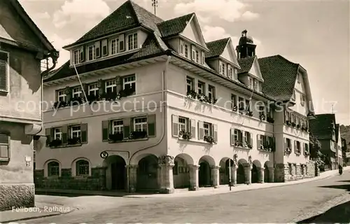 AK / Ansichtskarte Fellbach Rathaus Fellbach