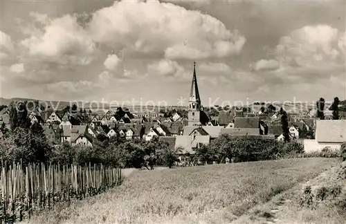 AK / Ansichtskarte Brackenheim Panorama Kirche Brackenheim