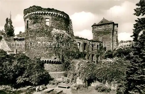 AK / Ansichtskarte Andernach Im Schlossarten Schlossruine Andernach