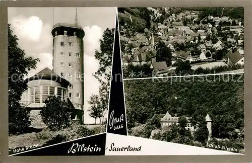 AK / Ansichtskarte Bilstein_Sauerland Hohe Bracht Schloss Panorama Bilstein_Sauerland