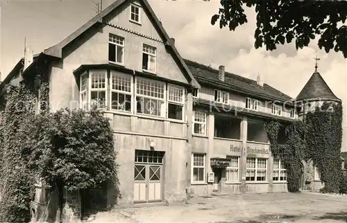 AK / Ansichtskarte Friedrichsbrunn_Harz HO Gaststaette Brockenblick Friedrichsbrunn Harz