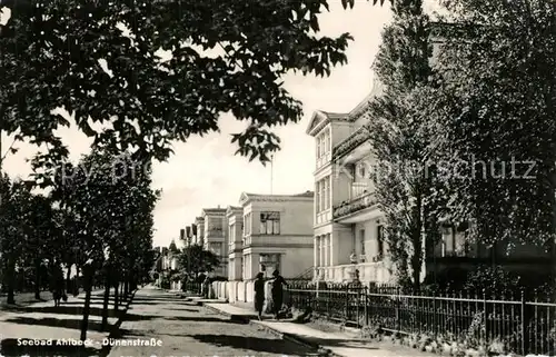 AK / Ansichtskarte Ahlbeck_Ostseebad Duenenstrasse Ahlbeck_Ostseebad